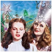 Wizard of Oz Dorothy and Glinda Canvas Art
